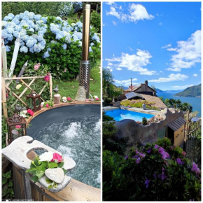 Romantic Wellness Lake View Retreat- Whirlpool Hammam Spa e Piscina panoramica Maccagno